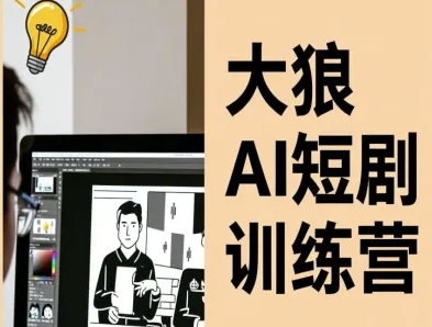 大狼AI短剧训练营-短剧课程(更新中)-灼光资源宝库