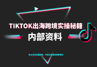 TikTok跨境电商0-1搭建运营(更新10月)-灼光资源宝库