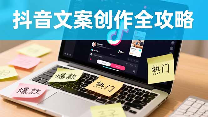 抖音文案创作全攻略:爆款标题九大绝招,100个模版直接套用,月入过万不是梦-灼光资源宝库