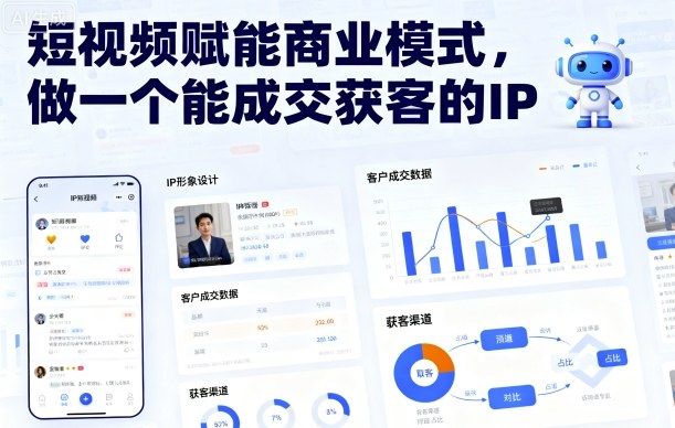 短视频赋能商业模式，做一个能成交获客的IP(更新)-灼光资源宝库