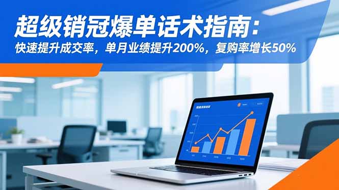 超级销冠爆单话术指南：快速提升成交率，单月业绩提升200%，复购率增长50%-灼光资源宝库