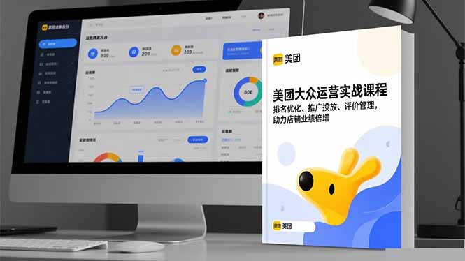 美团大众运营实战课程，排名优化、推广投放、评价管理，助力店铺业绩倍增-灼光资源宝库