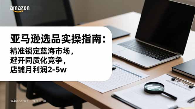 亚马逊选品实操指南：精准锁定蓝海市场，避开同质化竞争，店铺月利润2-5w-灼光资源宝库