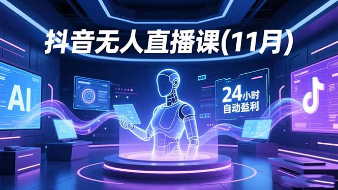 抖音无人直播课(11月-灼光资源宝库