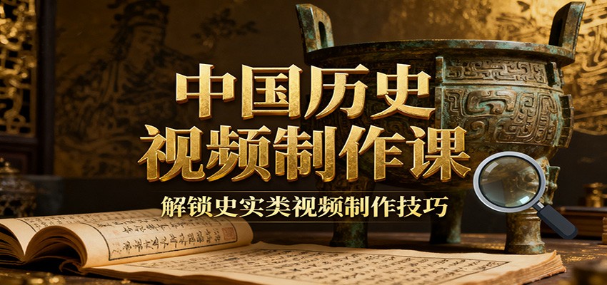 中国历史视频制作课：疆域地图集+参考文案+练习素材，解锁史实类视频制作技巧-灼光资源宝库
