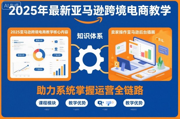 2025年最新亚马逊跨境电商教学，助力卖家系统掌握亚马逊运营全链路知识-灼光资源宝库