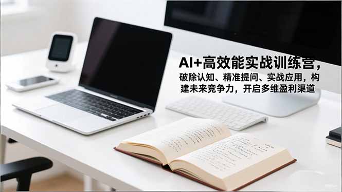 AI+高效能实战训练营，破除认知、精准提问、实战应用，构建未来竞争力，开启多维盈利渠道-灼光资源宝库