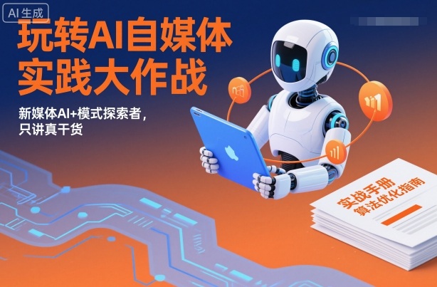 玩转AI自媒体实践大作战，新媒体AI+模式探索者，只讲真干货-灼光资源宝库