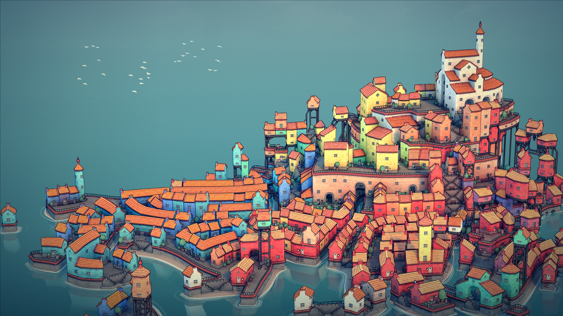 《城镇设计师 Townscaper》Switch中文版NSP下载 – 含1.0.1补丁-灼光资源宝库