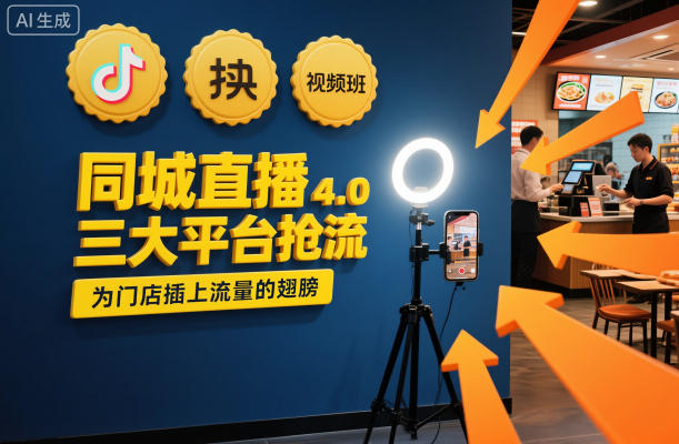 同城直播实操班4.0，三大平台抢流，为门店插上流量的翅膀-灼光资源宝库