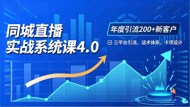 实体店直播实战班4.0，三平台引流、话术体系、卡项设计，年度引流200客月增10万-灼光资源宝库