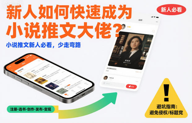 新人如何快速成为小说推文大佬？小说推文新人必看，少走弯路-灼光资源宝库