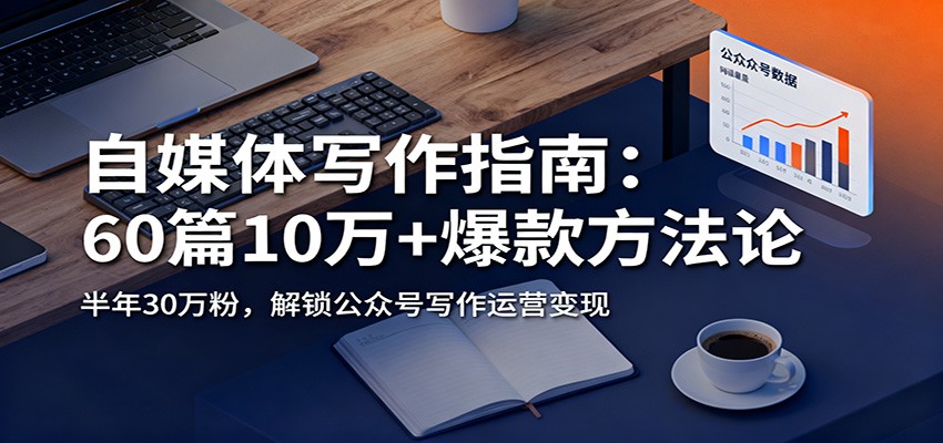 自媒体写作指南：60篇10万+爆款方法论，半年30万粉，解锁公众号写作运营变现-灼光资源宝库