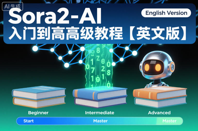 Sora2-AI入门到高级教程【英文版】-灼光资源宝库