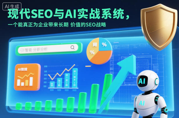 现代SEO与AI实战系统，一个能真正为企业带来长期价值的SEO战略(英语+中文字幕)-灼光资源宝库