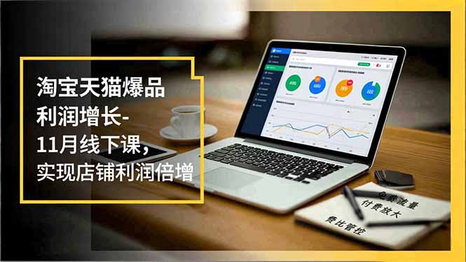 淘宝天猫爆品利润增长-11月线下课，免费流量、付费放大、费比管控，实现店铺利润倍增-灼光资源宝库