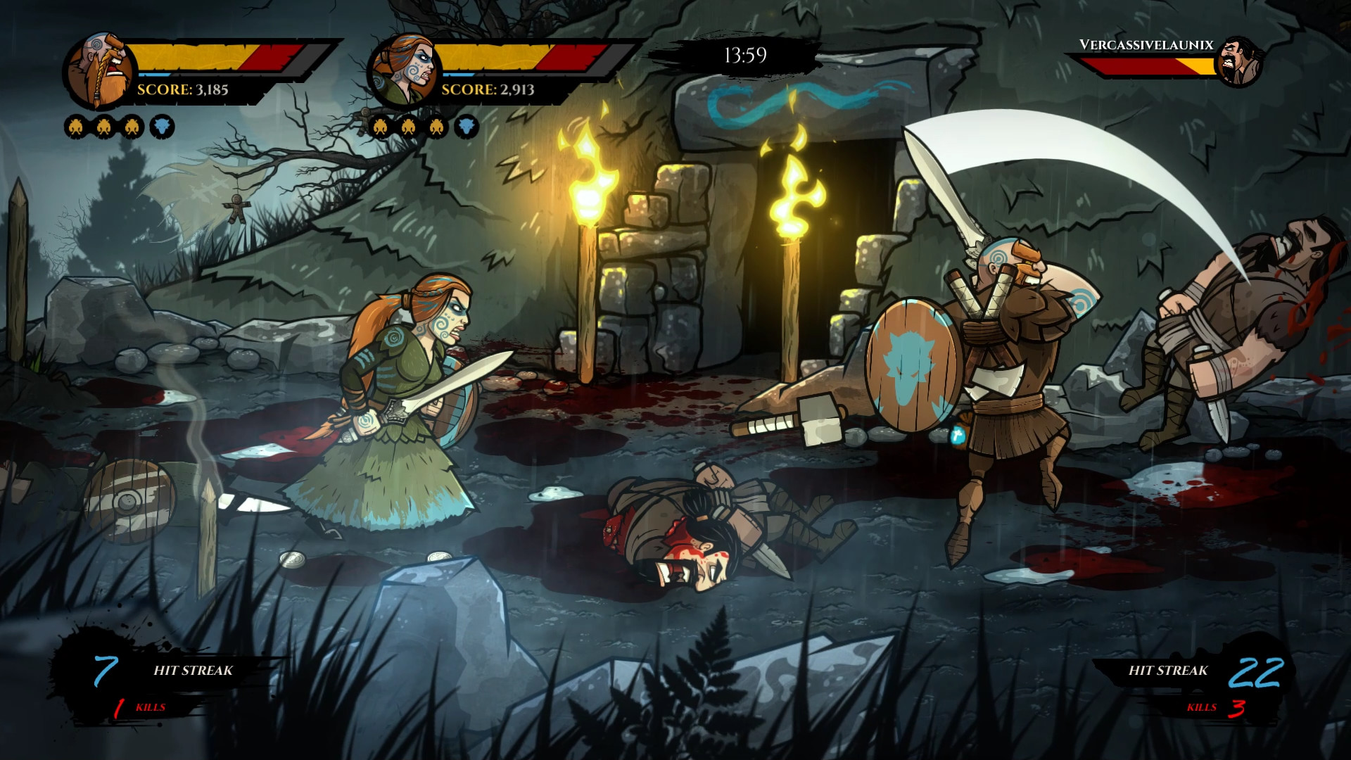 《狼刃 Wulverblade》Switch中文版NSP下载 – 含1.3.0补丁-灼光资源宝库