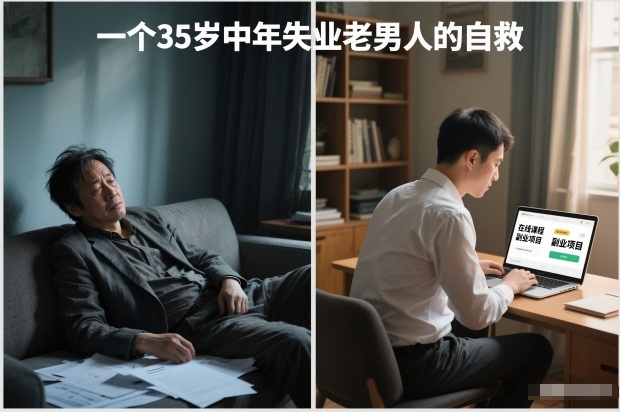 付费文章：一个35岁中年失业老男人的自救-灼光资源宝库