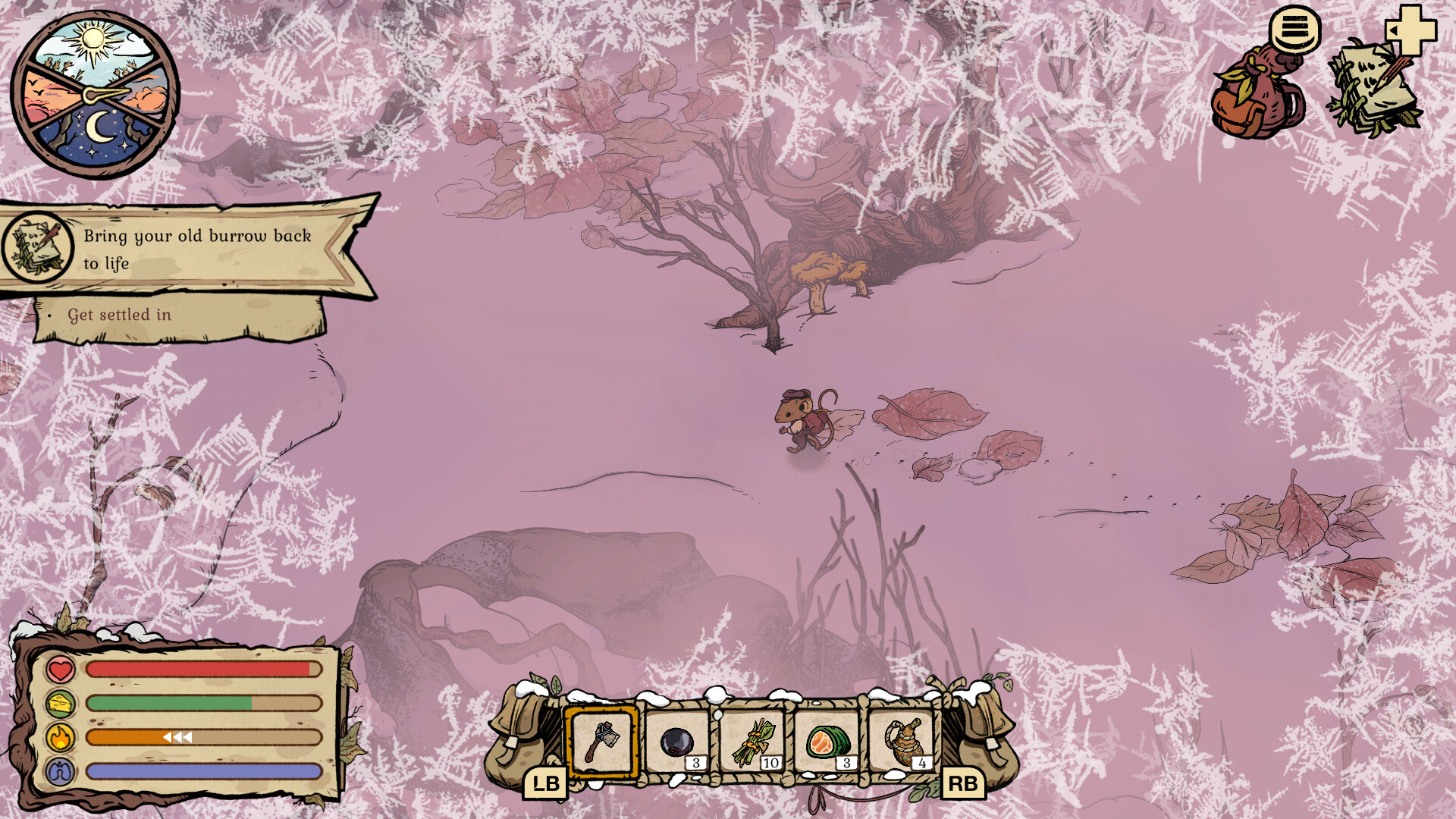 《林间暖巢 Winter Burrow》Switch美版中文NSZ下载 – 含1.0.3补丁-灼光资源宝库