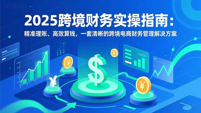 2025跨境财务实操指南：精准理账、高效算钱，一套清晰的跨境电商财务管理解决方案-灼光资源宝库