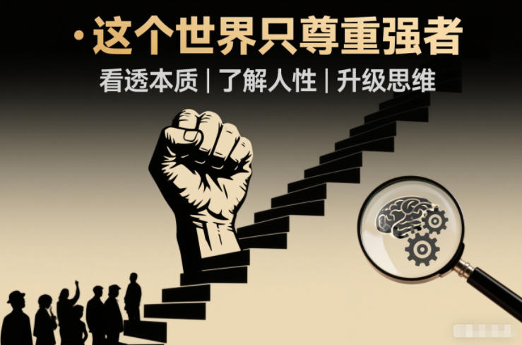 开悟1.0：这个世界只尊重强者，看透本质-了解人性-升级思维-灼光资源宝库
