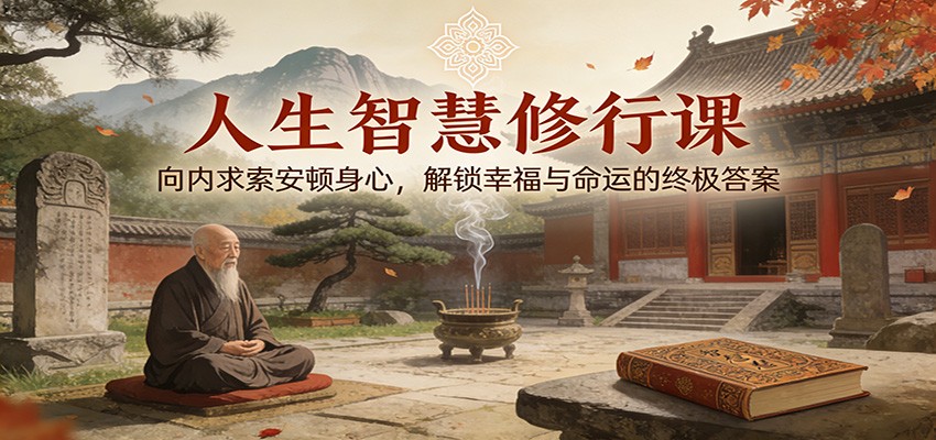 人生智慧修行课：向内求索安顿身心，解锁幸福与命运的终极答案-灼光资源宝库