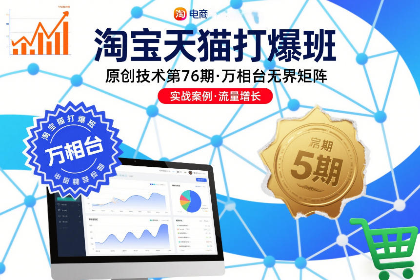 淘宝天猫打爆班原创技术第76期，万相台无界矩阵-灼光资源宝库