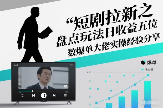 短剧拉新之盘点玩法日收益五位数爆单大佬实操经验分享-灼光资源宝库