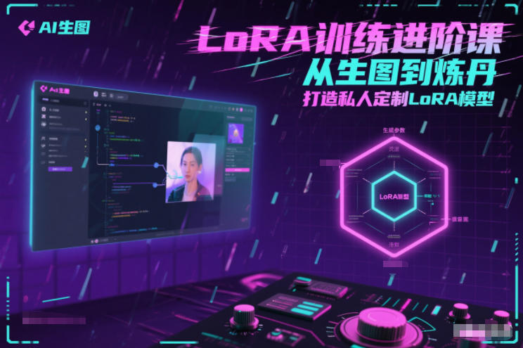 LoRA训练进阶课，从生图到炼丹，打造私人定制LoRA模型-灼光资源宝库
