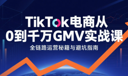 三千老师·TikTok电商从0到千万GMV实战课(更新)-灼光资源宝库