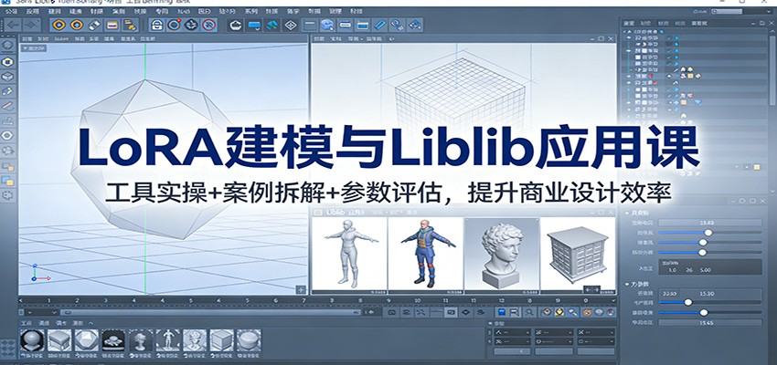 LoRA建模与Liblib应用课：工具实操+案例拆解+参数评估，提升商业设计效率-灼光资源宝库