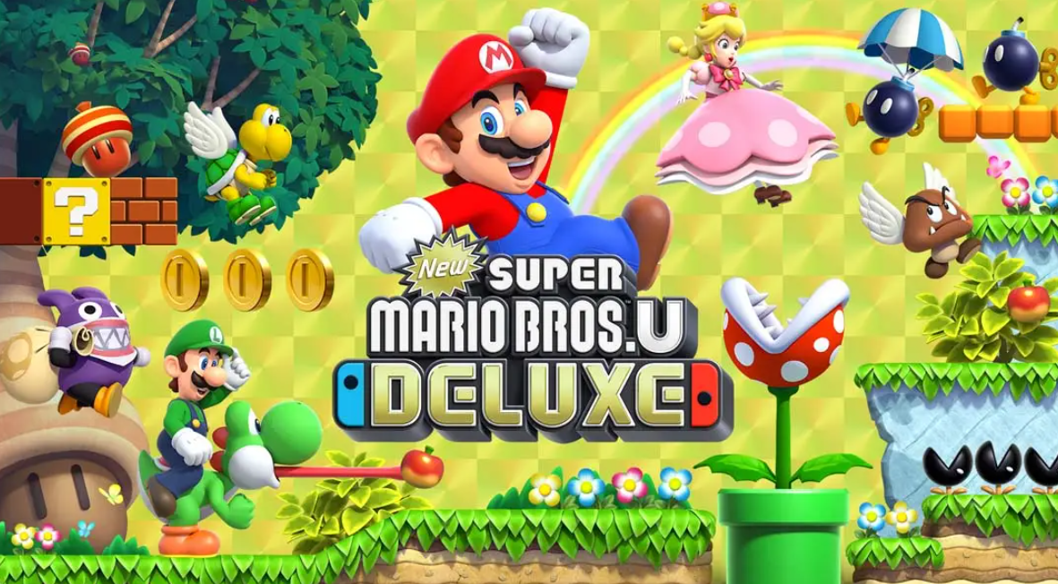 《新超级马里奥兄弟U 豪华版 New Super Mario Bros. U Deluxe》Switch中文版NSP下载 – 含1.0.2补丁-灼光资源宝库