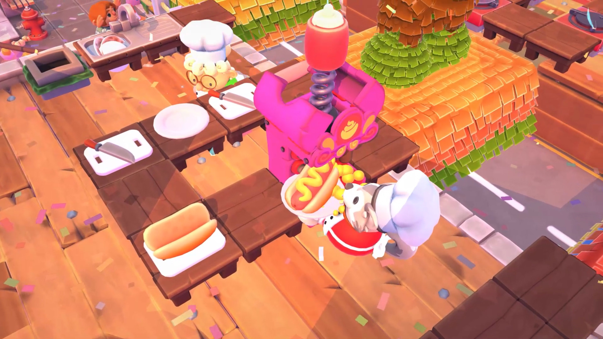 《煮糊了2 分手厨房2 Overcooked2》Switch美版中文版NSP下载 – 含1.0.19补丁+5DLC-灼光资源宝库