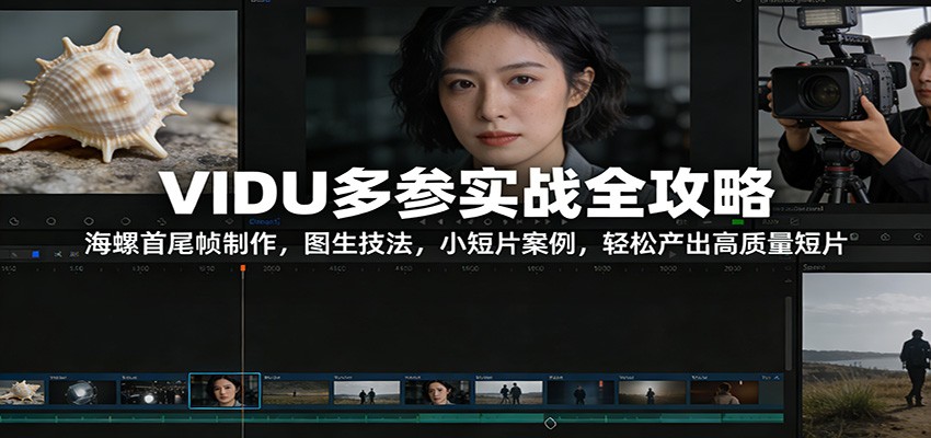 VIDU多参实战全攻略：海螺首尾帧制作，图生技法，小短片案例，轻松产出高质量短片-灼光资源宝库