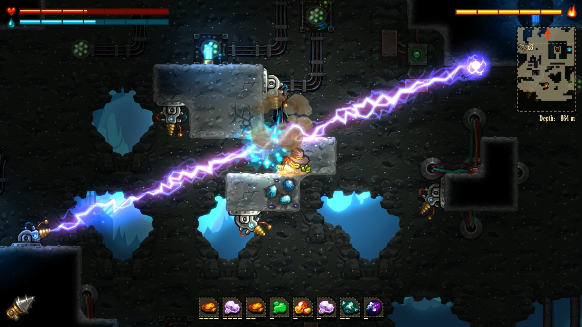 《蒸汽世界：挖掘 SteamWorld Dig》Switch英文版NSP下载 – 含1.12.0补丁-灼光资源宝库