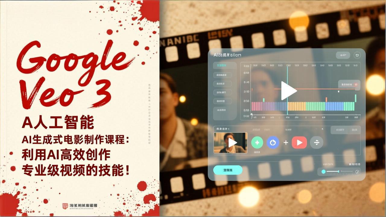 Google Veo 3人工智能AI生成式电影制作课程：利用AI高效创作专业级视频的技能！-灼光资源宝库