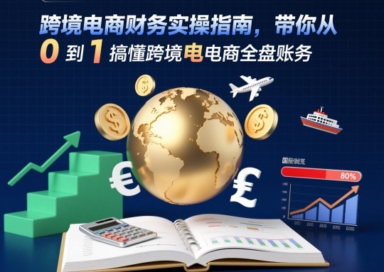 跨境电商财务实操指南，带你从0到1搞懂跨境电商全盘账务-灼光资源宝库