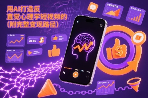 用AI打造“反直觉”心理学短视频的流量密码(附完整变现路径)-灼光资源宝库