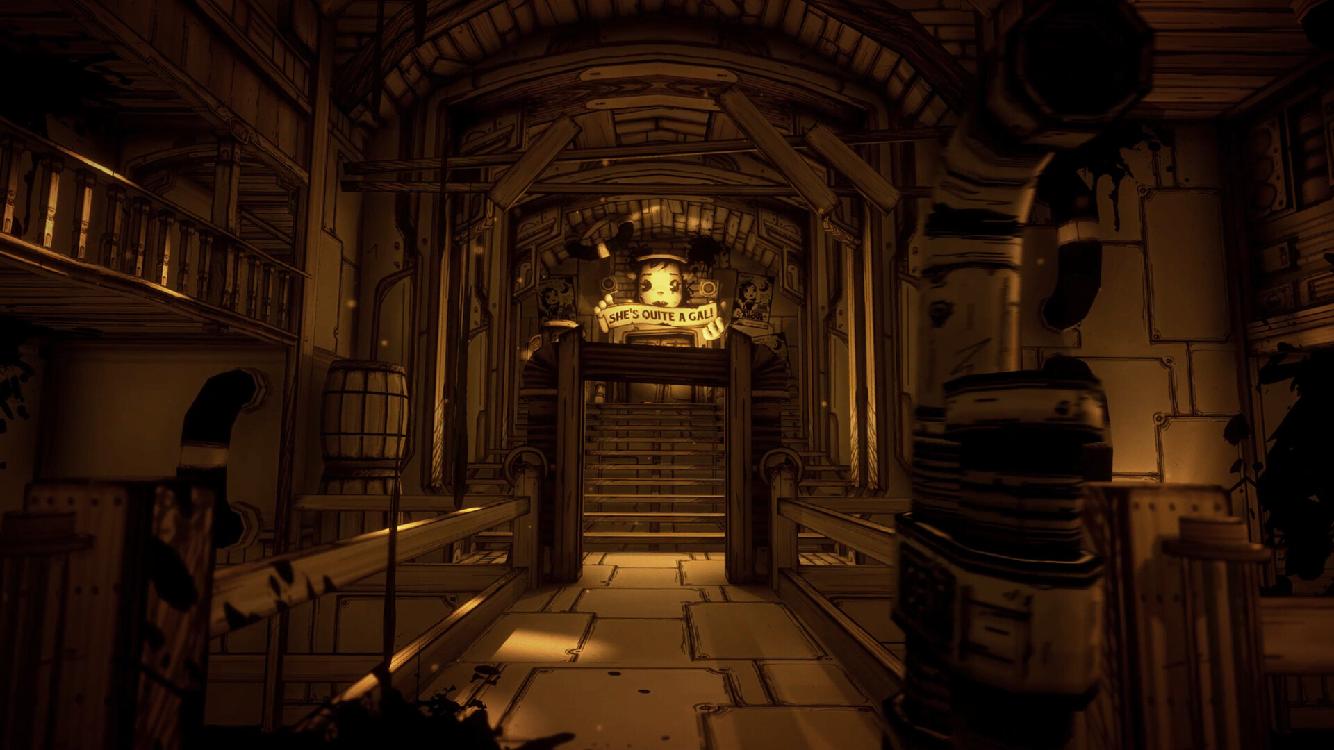 《班迪与墨水机器 Bendy and the Ink Machine》Switch美版中文NSZ下载 – 含2.0.2a补丁-灼光资源宝库