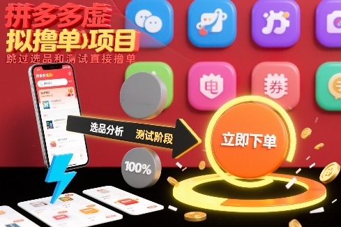 拼多多虚拟撸单项目，跳过选品和测试直接撸单-灼光资源宝库