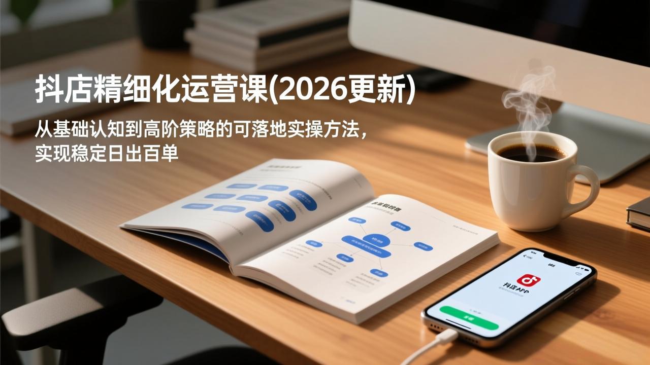 抖店精细化运营课(2026更新-灼光资源宝库