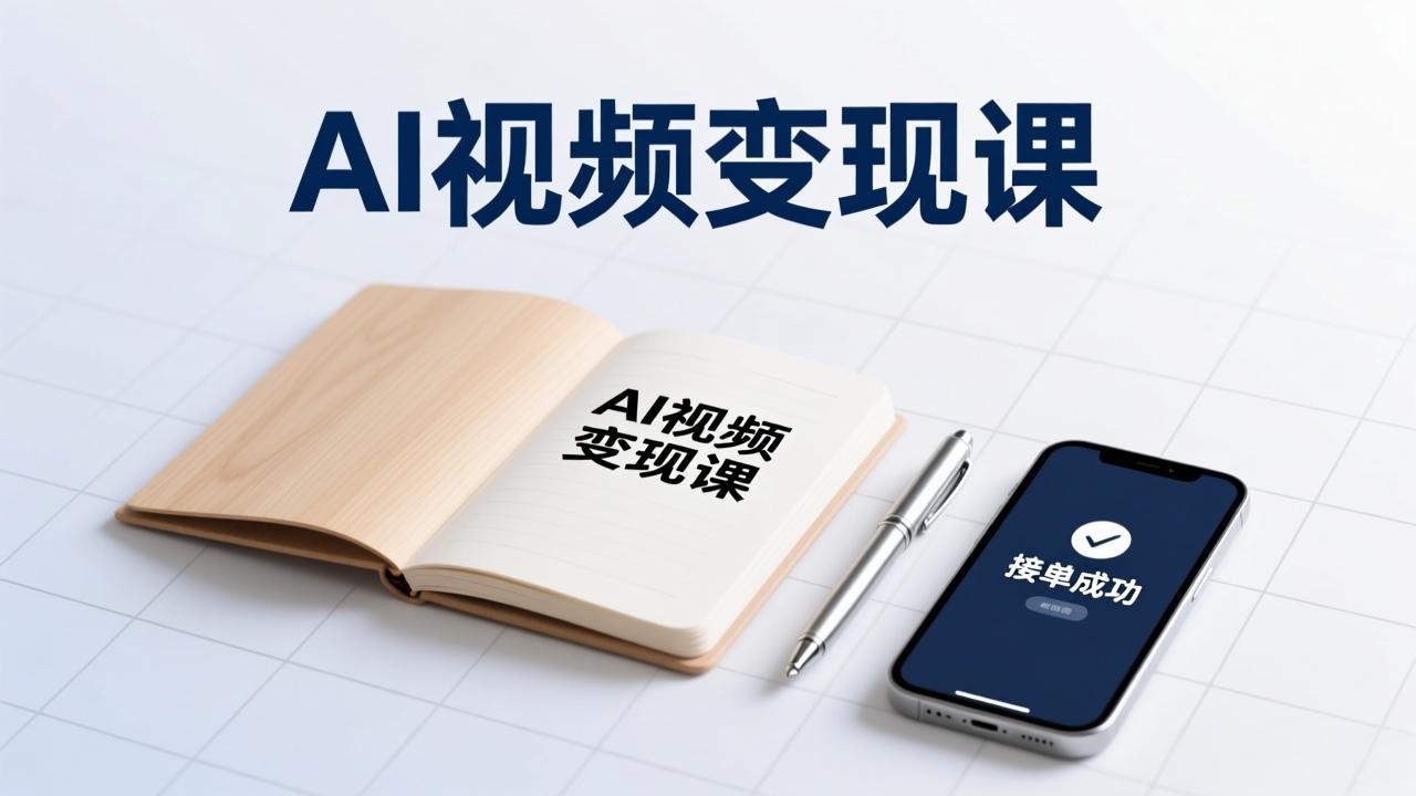 AI视频变现课，学完即可创作短片、接商单，实现副业增收，单项目报价可达千元-灼光资源宝库