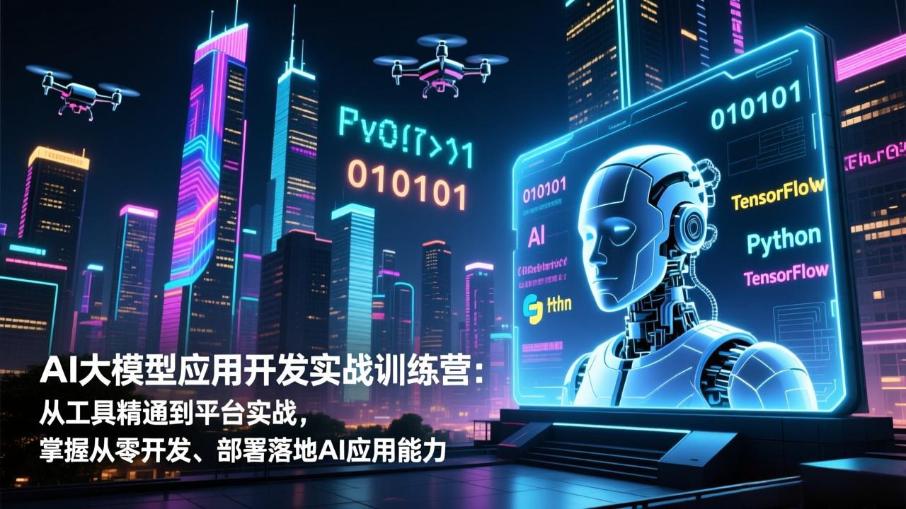 AI大模型应用开发实战训练营：从工具精通到平台实战，掌握从零开发、部署落地AI应用能力-灼光资源宝库