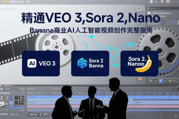 精通VEO 3，Sora 2，Nano Banana商业AI人工智能视频创作完整指南-灼光资源宝库
