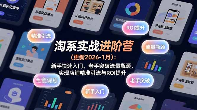 淘系实战进阶营(更新2026-1月-蘑菇资源宝库