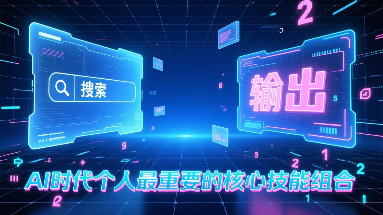 付费文章：AI时代个人最重要的核心技能组合：“输出能力”和“搜索能力”-灼光资源宝库