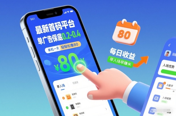 最新首码平台，单广告保底0.2-0.4，单机一天轻松撸80，早入场早賺米【揭秘】-灼光资源宝库