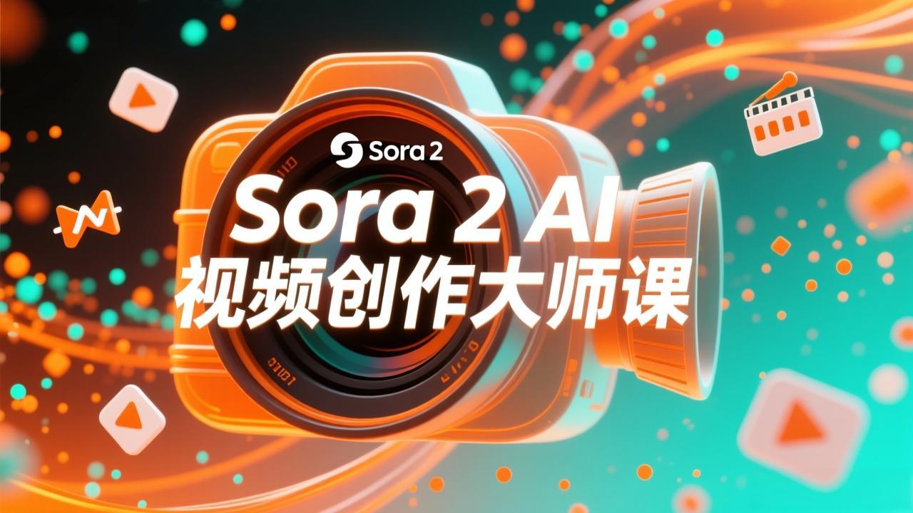 如何利用Sora 2创建流行AI人工智能视频大师班教程：掌握创作全流程，产出百万播放内容-灼光资源宝库