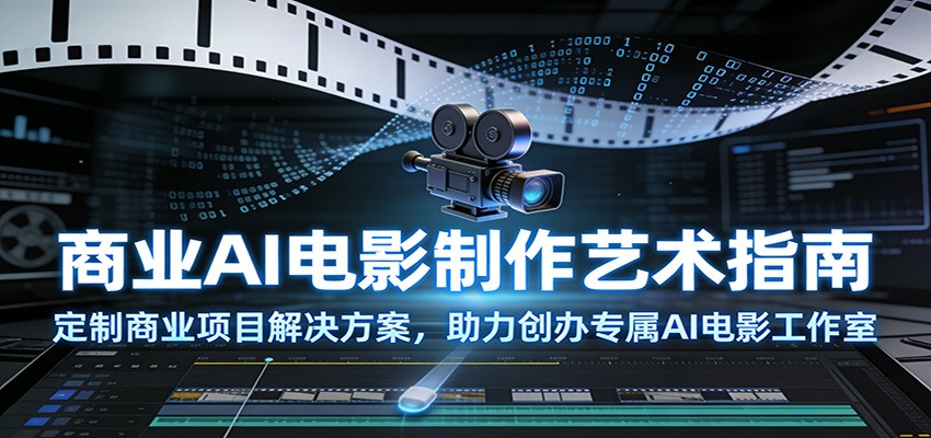 商业AI电影制作艺术指南：定制商业项目解决方案，助力创办专属AI电影工作室-灼光资源宝库