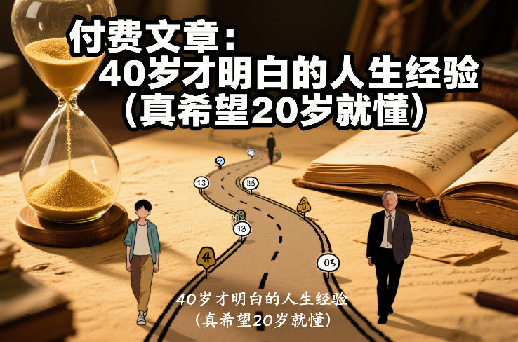 付费文章：40岁才明白的人生经验(真希望20岁就懂)-灼光资源宝库